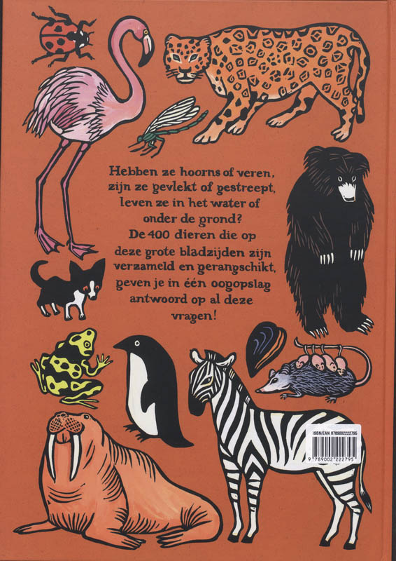 Achterkant van Beestenboek