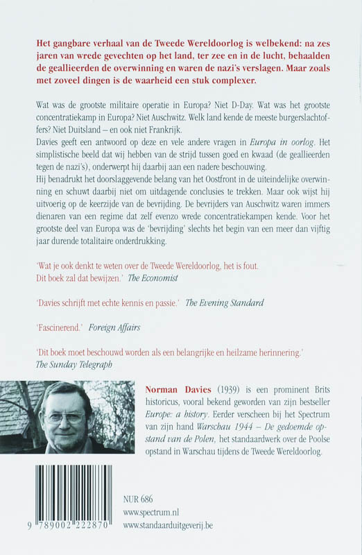 Achterkant van Europa in oorlog 1939-1945