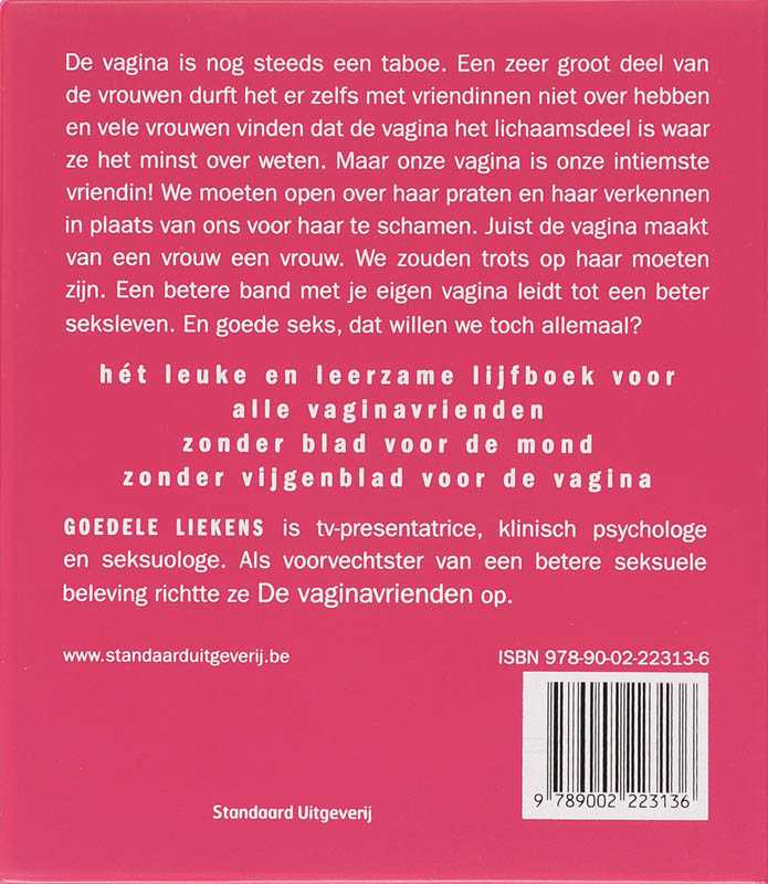 Achterkant van Het vaginaboek