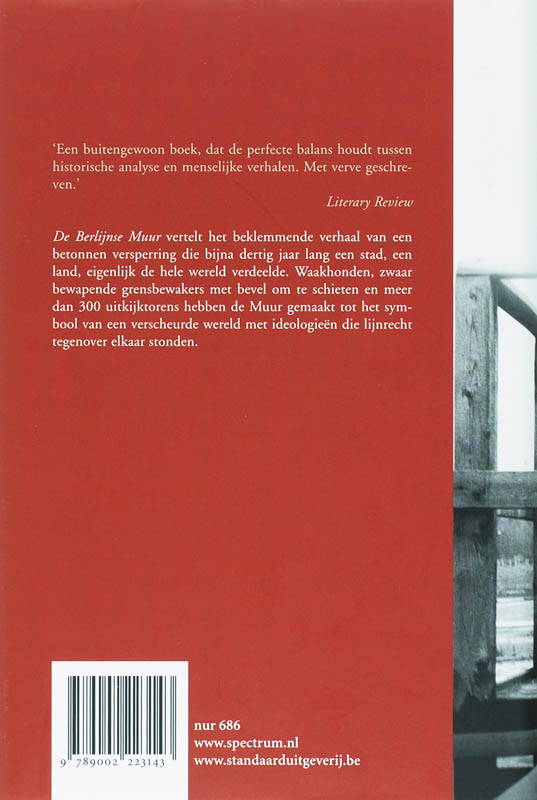Achterkant van De Berlijnse Muur