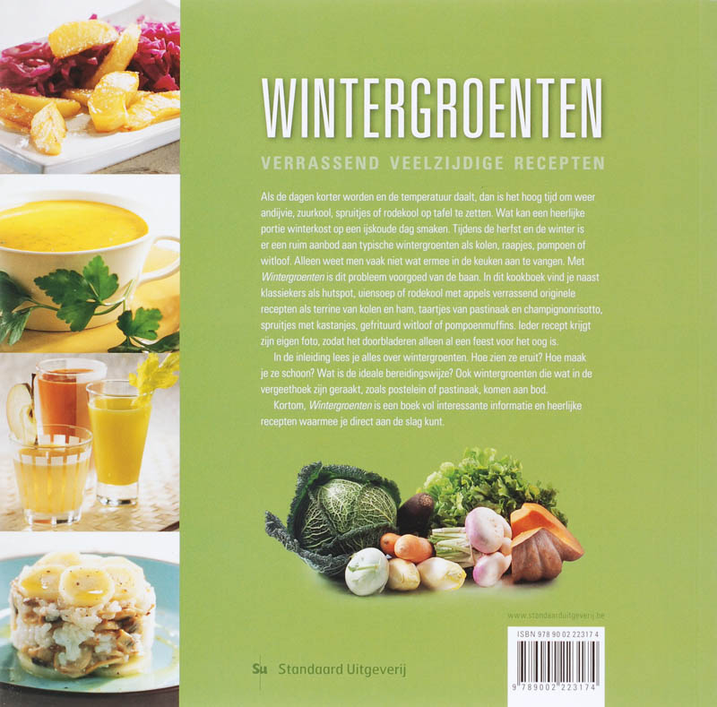 Achterkant van Wintergroenten