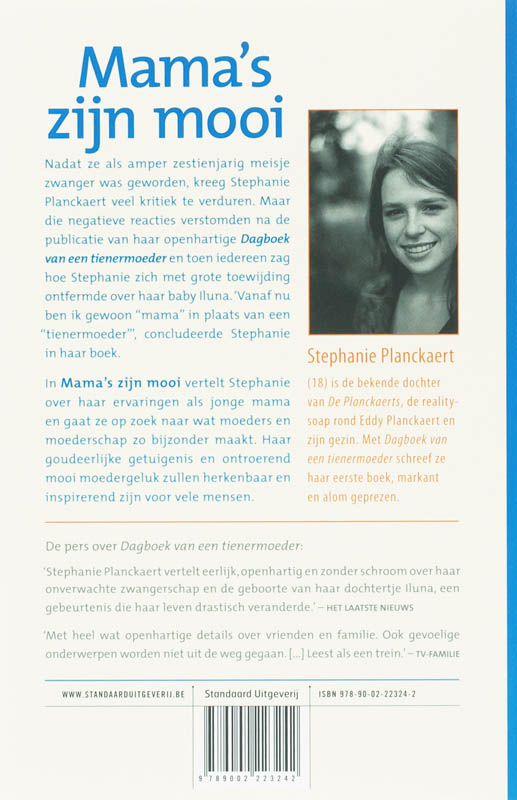 Achterkant van Mama's zijn mooi