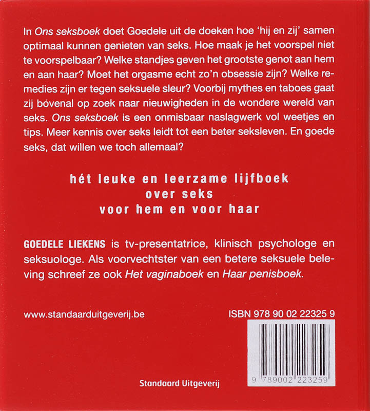 Achterkant van Ons seksboek