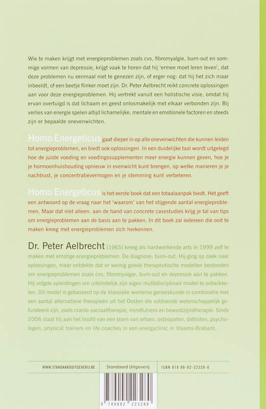 Achterkant van Homo energeticus