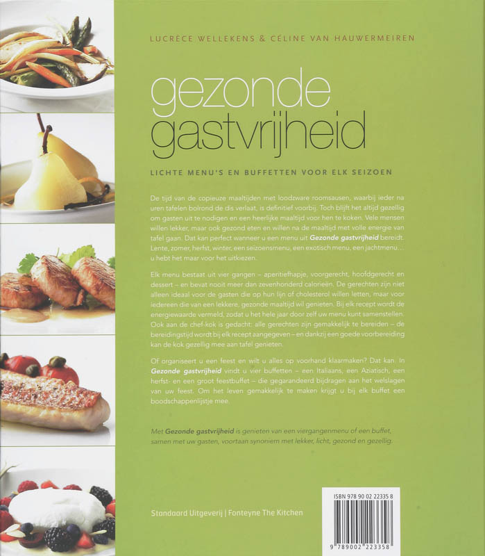 Achterkant van Gezonde gastvrijheid