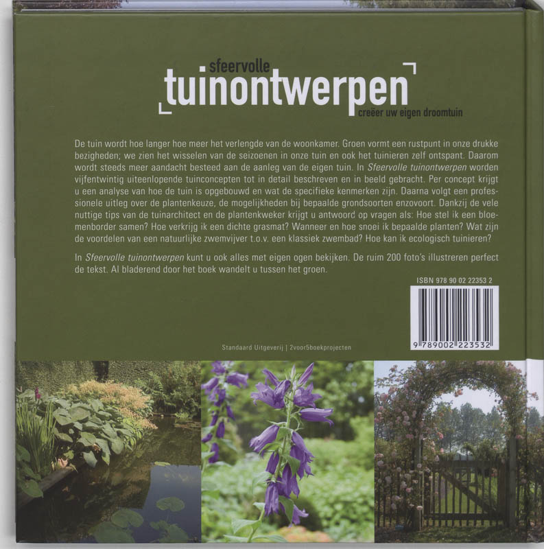 Achterkant van Sfeervolle tuinontwerpen
