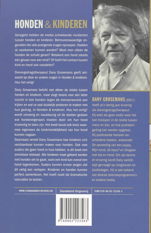 Achterkant van Honden & kinderen
