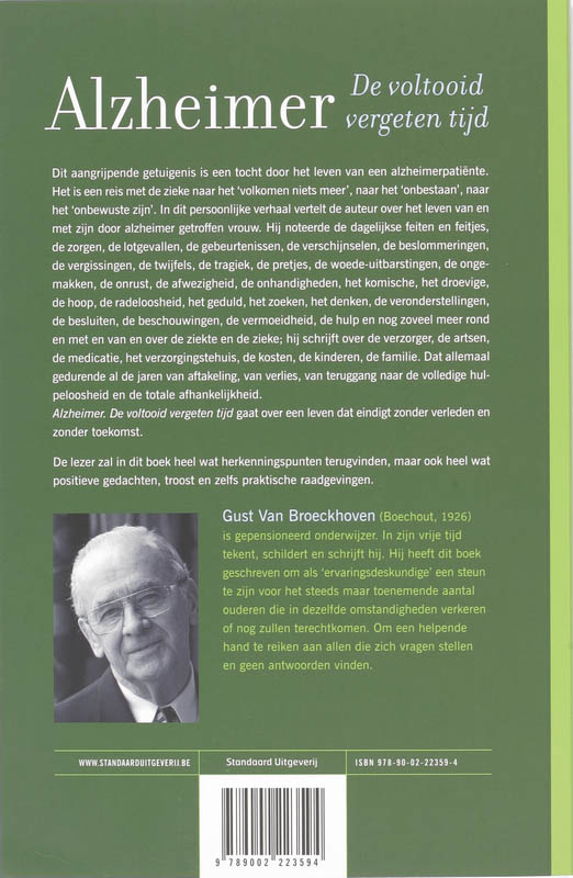 Achterkant van Alzheimer