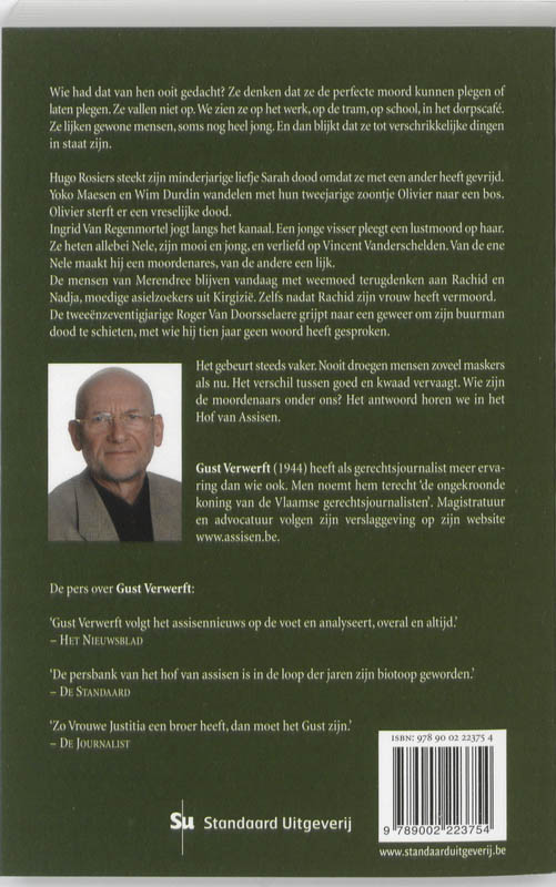 Achterkant van De moordenaars onder ons