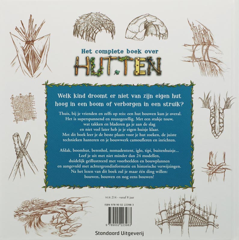 Achterkant van Het complete boek over hutten