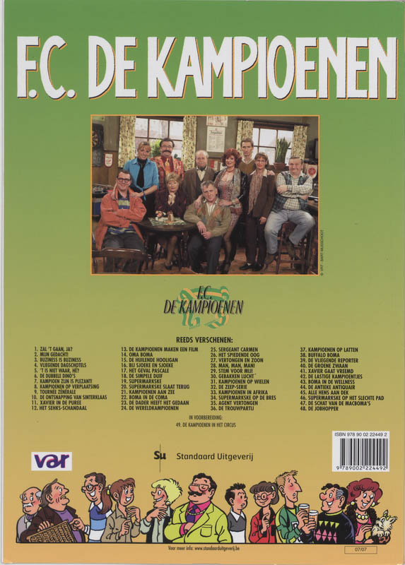 Achterkant van De jobhopper
