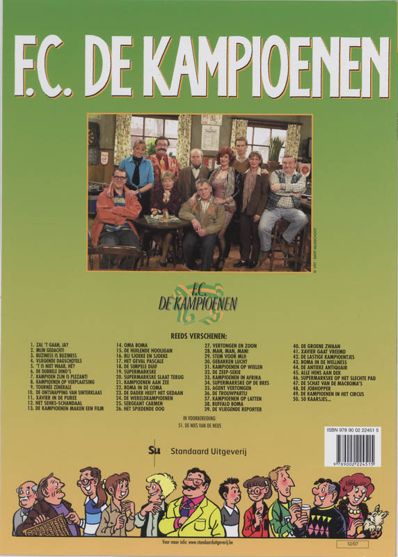 Achterkant van 50 KAARSJES ...