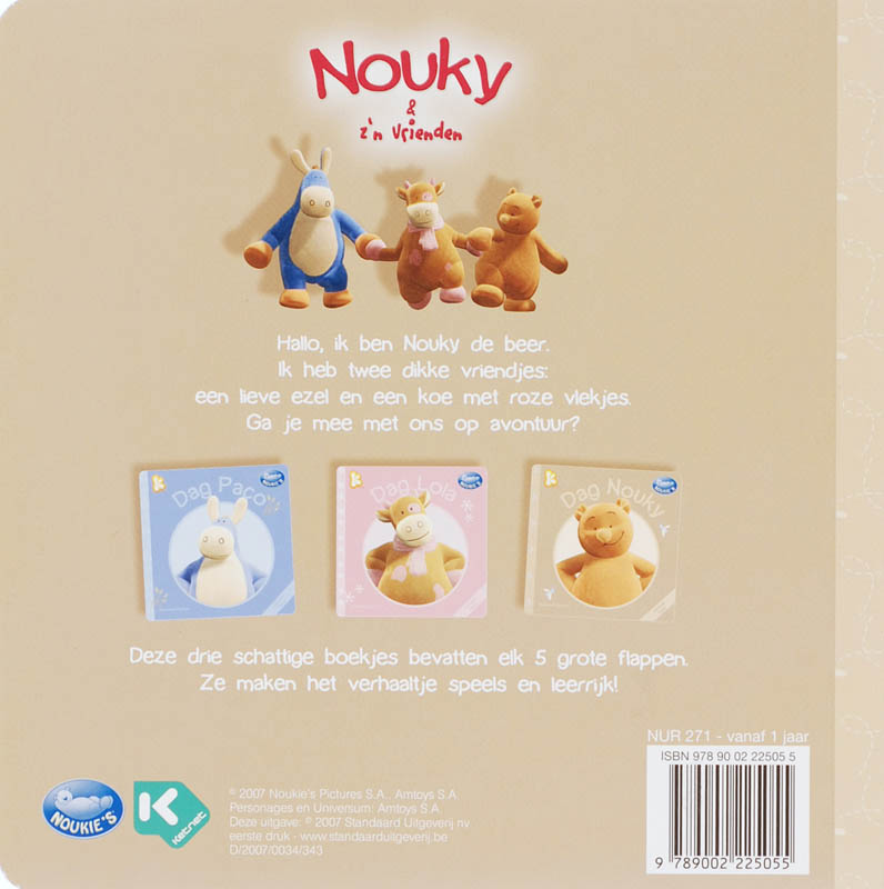 Achterkant van Dag Nouky