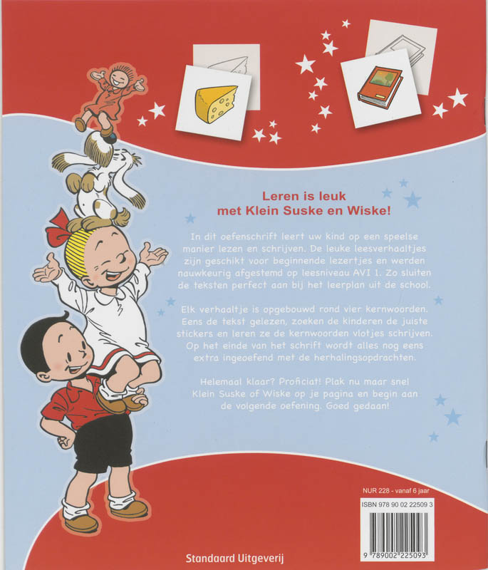 Achterkant van Oefenschrift lezen en schrijven