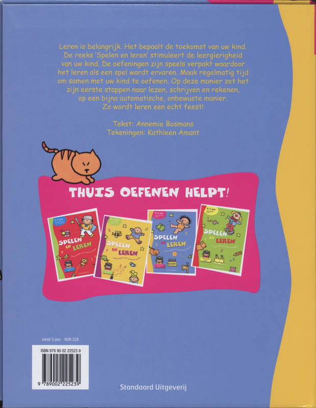 Achterkant van Spelen en leren 5-6 jaar
