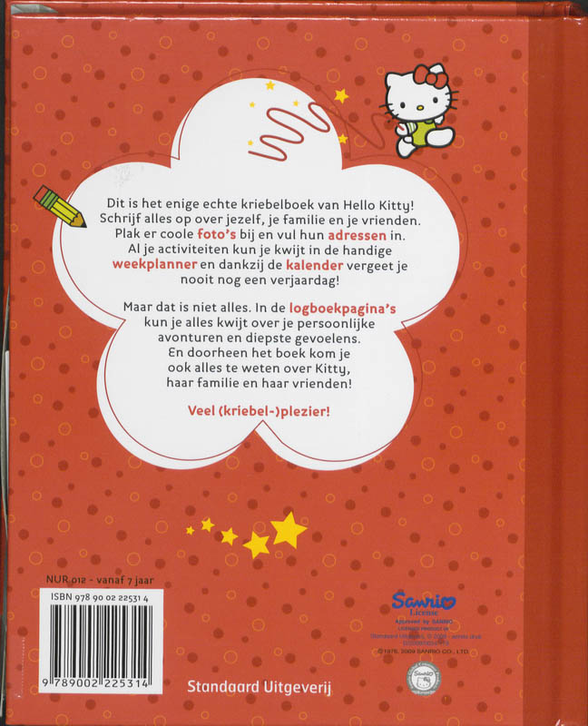 Achterkant van Kriebelboek