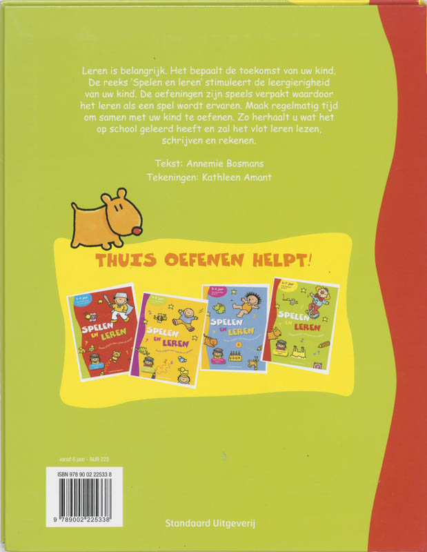 Achterkant van Spelen en leren 6-7 jaar