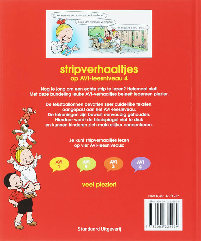 Achterkant van Stripverhaaltjes