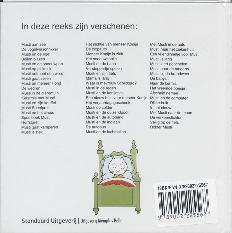 Achterkant van Is ziek