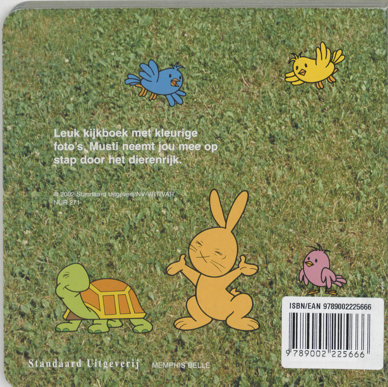 Achterkant van Mijn eerste dierenboek