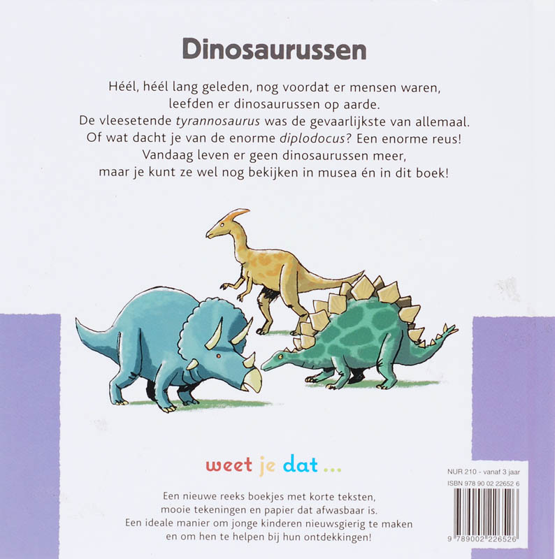 Achterkant van Dinosaurussen