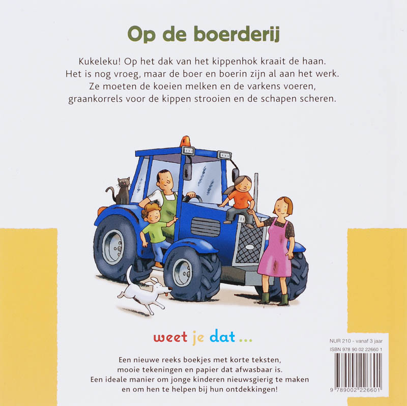 Achterkant van Op de boerderij