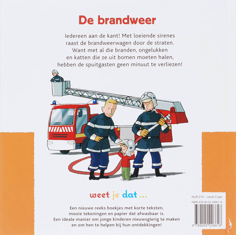 Achterkant van De brandweer