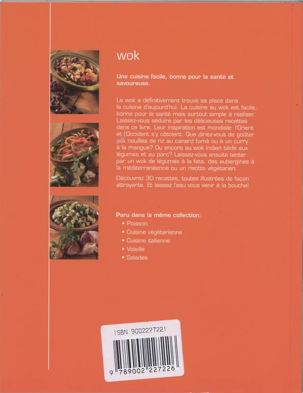 Achterkant van Saveurs sante Wok