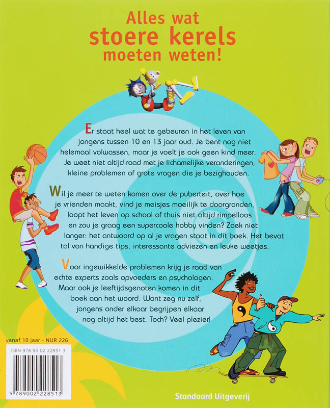 Achterkant van For boys only!