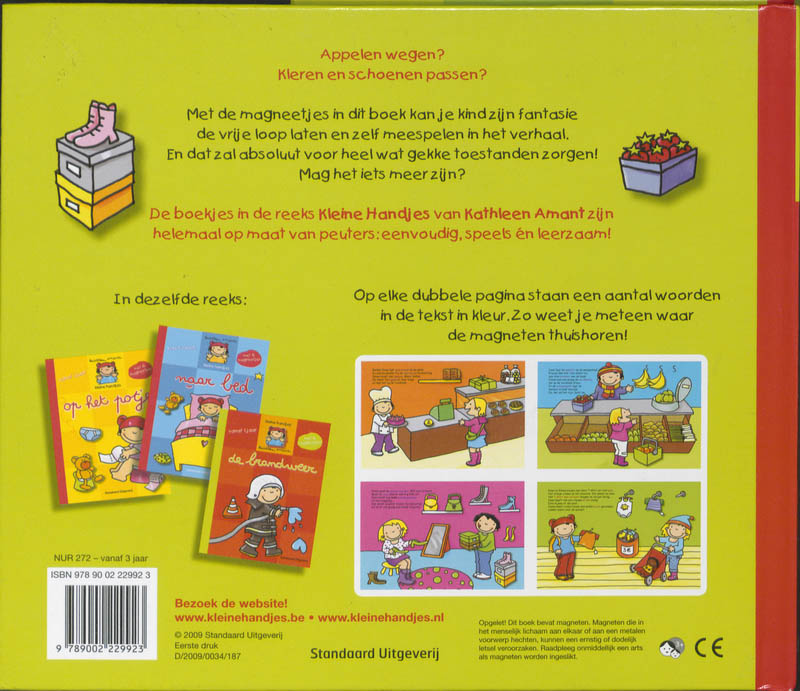 Achterkant van magneetboekje
