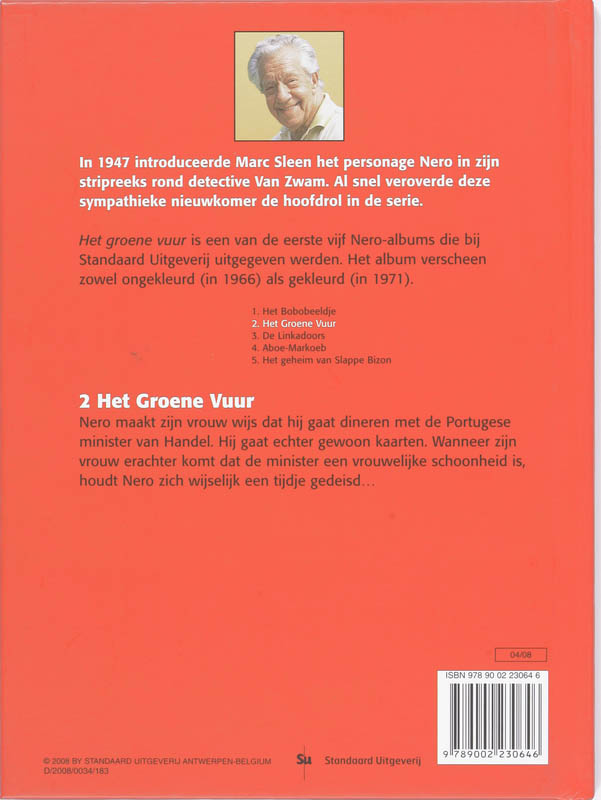 Achterkant van Het groene vuur