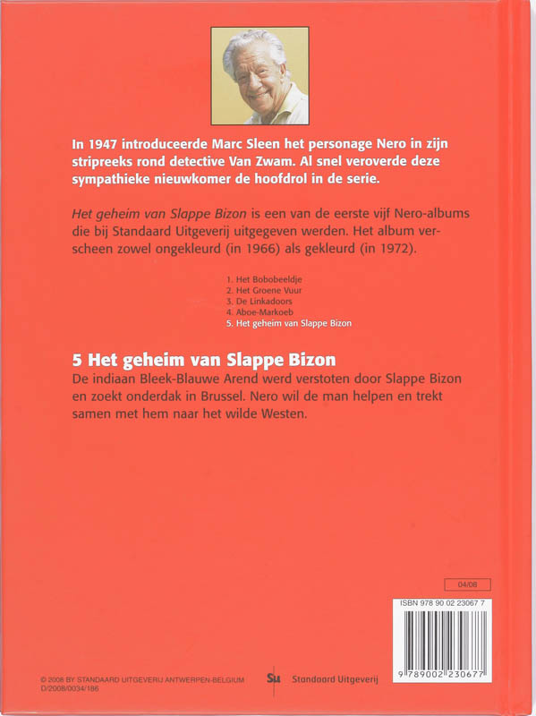 Achterkant van Het Geheim van de Slappe Bizon