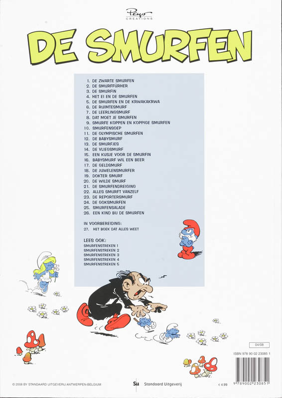 Achterkant van 22 Alles smurft vanzelf