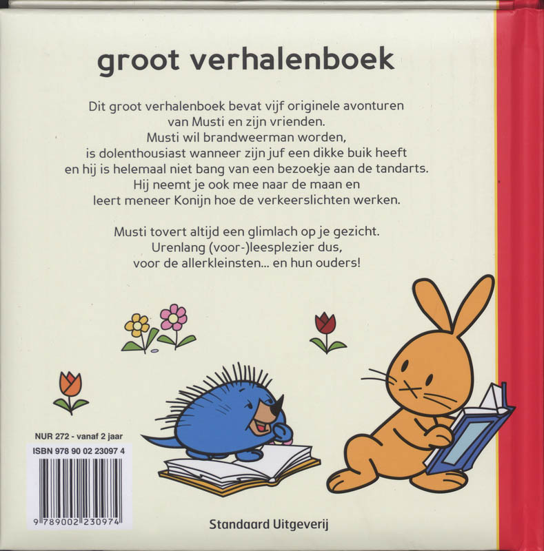 Achterkant van Groot verhalenboek