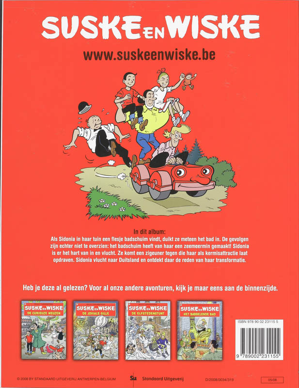Achterkant van De snikkende sirene