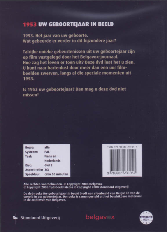 Achterkant van 1953