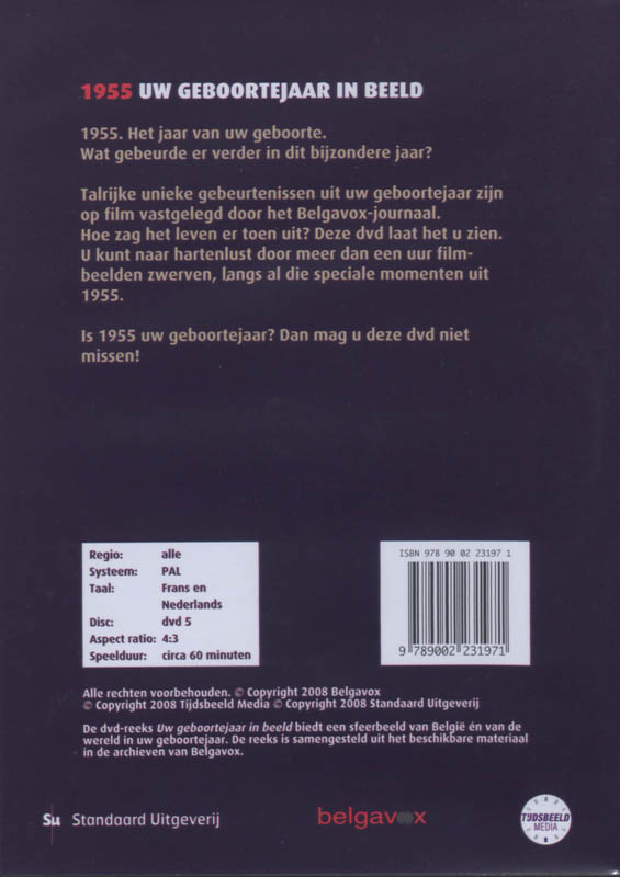 Achterkant van 1955