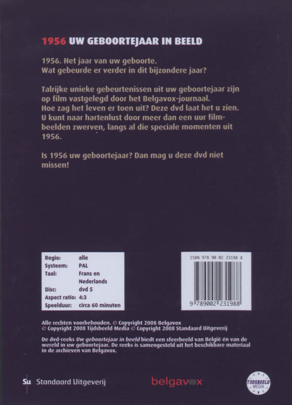 Achterkant van 1956