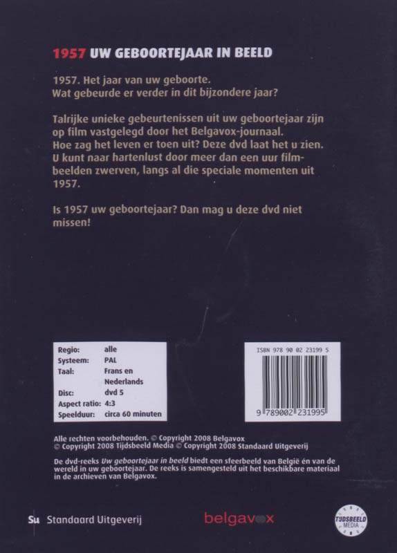 Achterkant van 1957