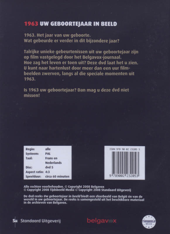 Achterkant van 1963