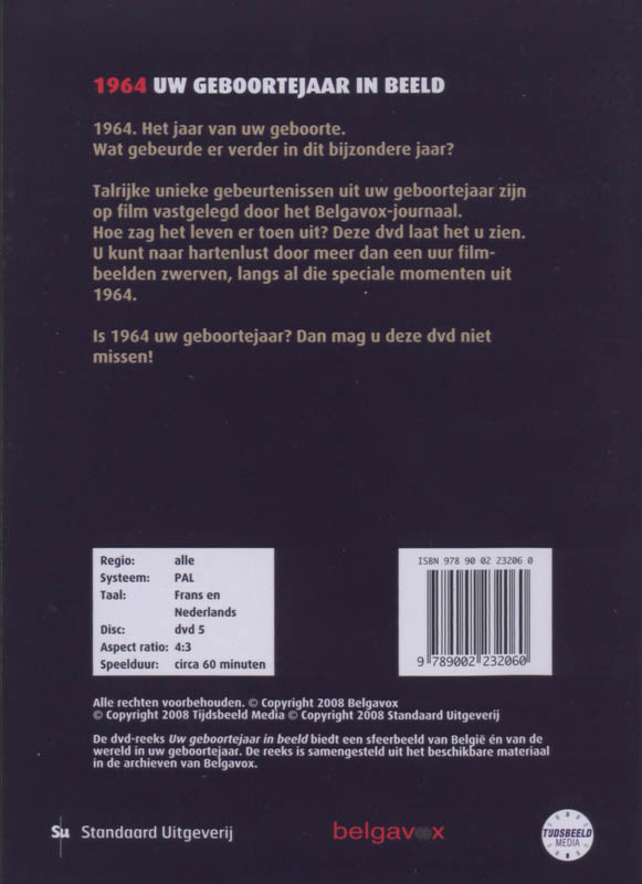 Achterkant van 1964