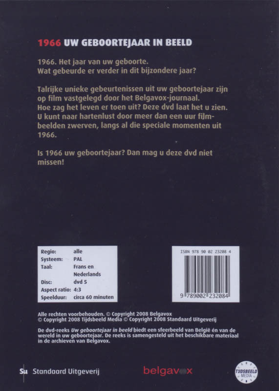Achterkant van 1966