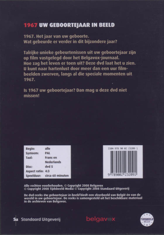 Achterkant van 1967