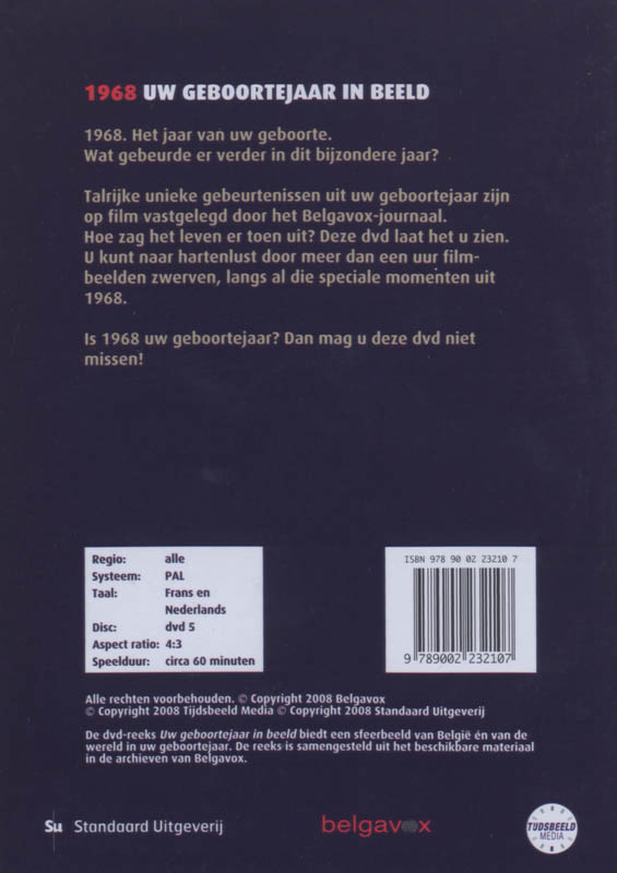 Achterkant van 1968