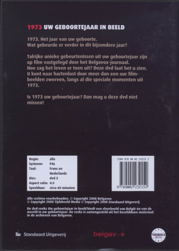 Achterkant van 1973