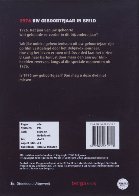 Achterkant van 1976