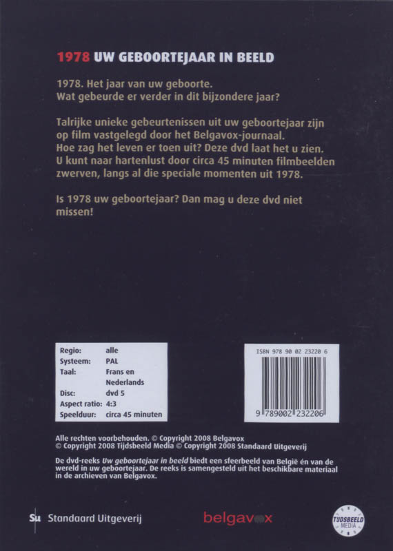 Achterkant van 1978