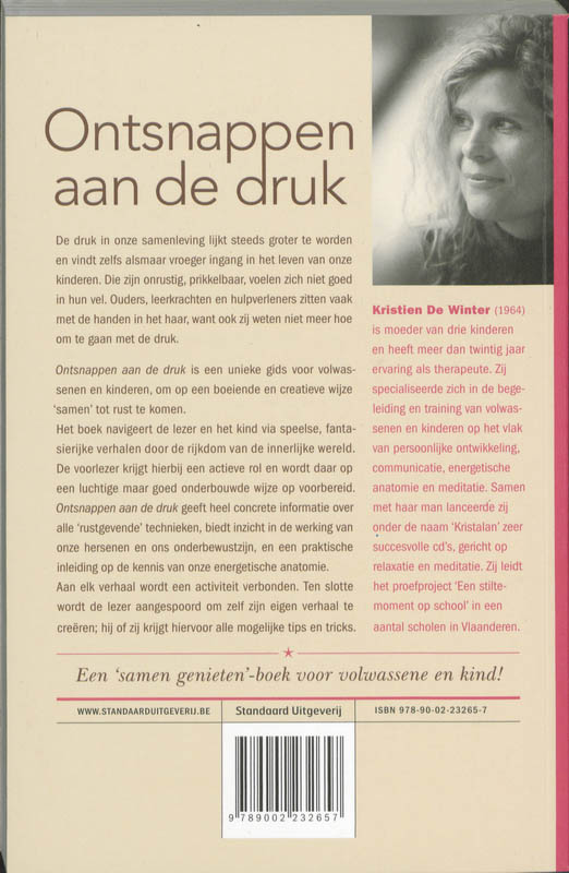 Achterkant van Ontsnappen aan de druk