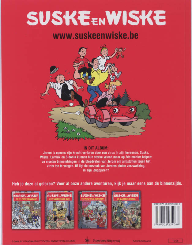 Achterkant van De slimme slapjanus
