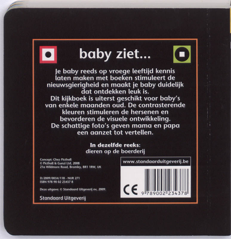 Achterkant van Babydieren